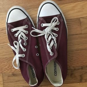 Maroon Converse